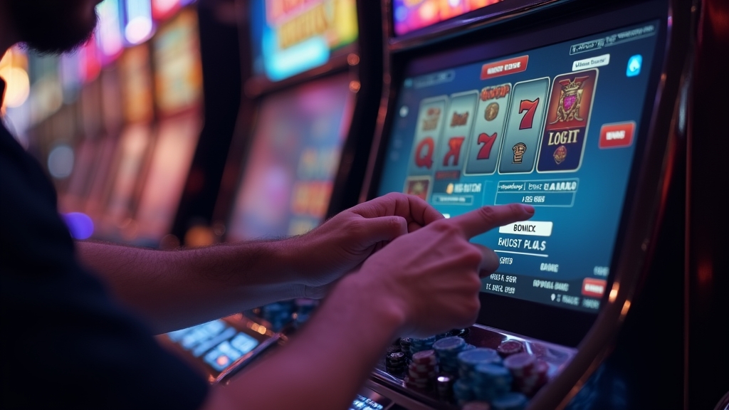 A player entering a bonus code in a dark casino cashier interface